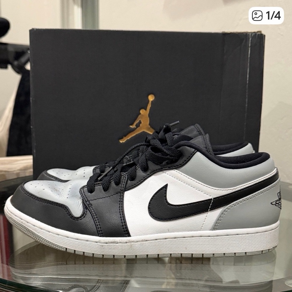Nike Air Jordan Low - Black, White, and Gray